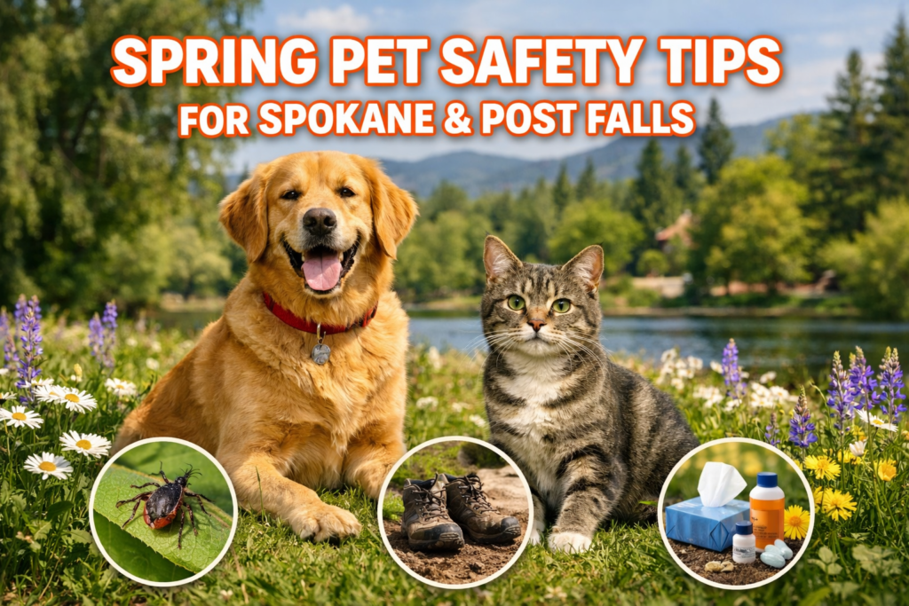 Spring Pet Safety Tips for Spokane & Post Falls | Fleas, Ticks ...